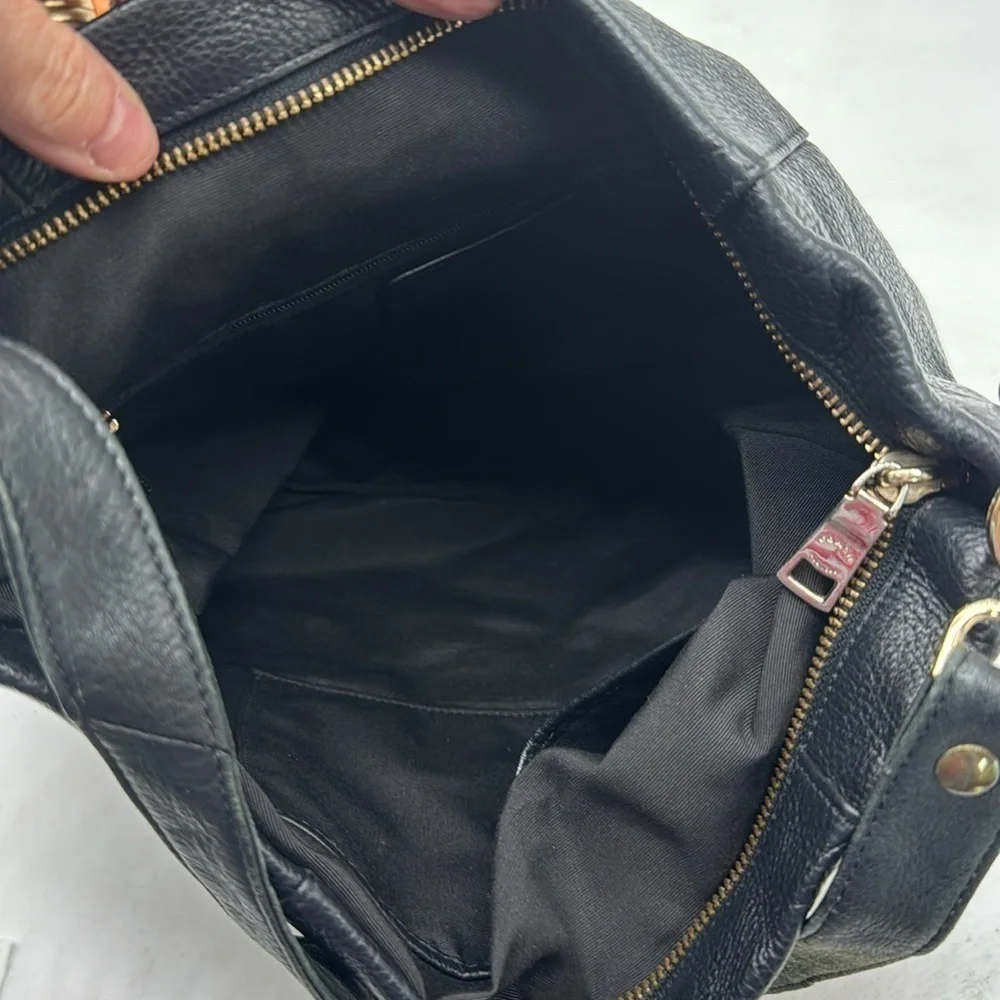 Coach Pebble Leather Shoulder Bag Large CP5163A